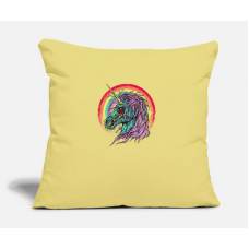 Zombie Unicorn Gift Shirt Pre Washed Yellow Pillow